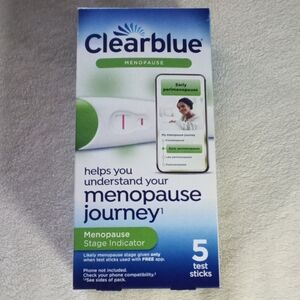 Clearblue Menopause Stage Indicator Test Kit 5 STICKS NEW!